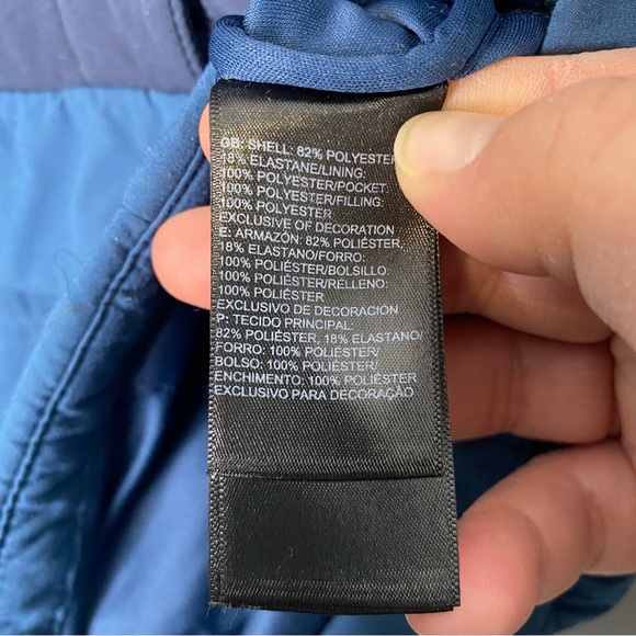 The North Face Pullover 1/4 Button Jacket Blue - Picture 10 of 12